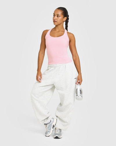 Cotton Fitted Vest | Petal Pink