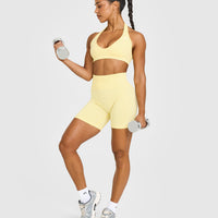 Effortless Seamless Shorts | Sherbert Yellow
