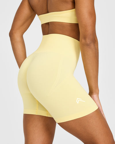 Effortless Seamless Shorts | Sherbert Yellow