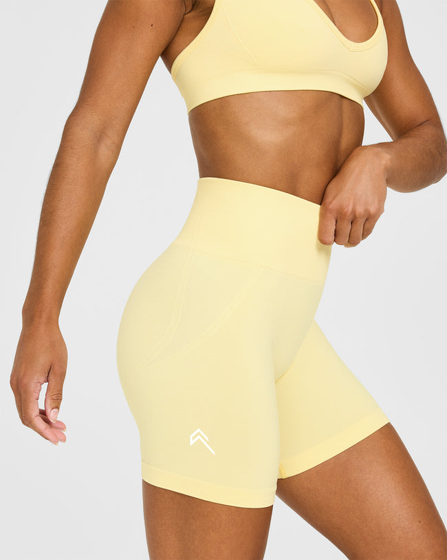 Effortless Seamless Shorts | Sherbert Yellow