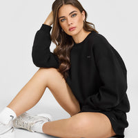 Foundations Crew Neck Sweatshirt | Black