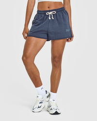 Raw Lounge Oversized Shorts | Washed True Blue