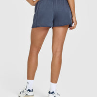Raw Lounge Oversized Shorts | Washed True Blue