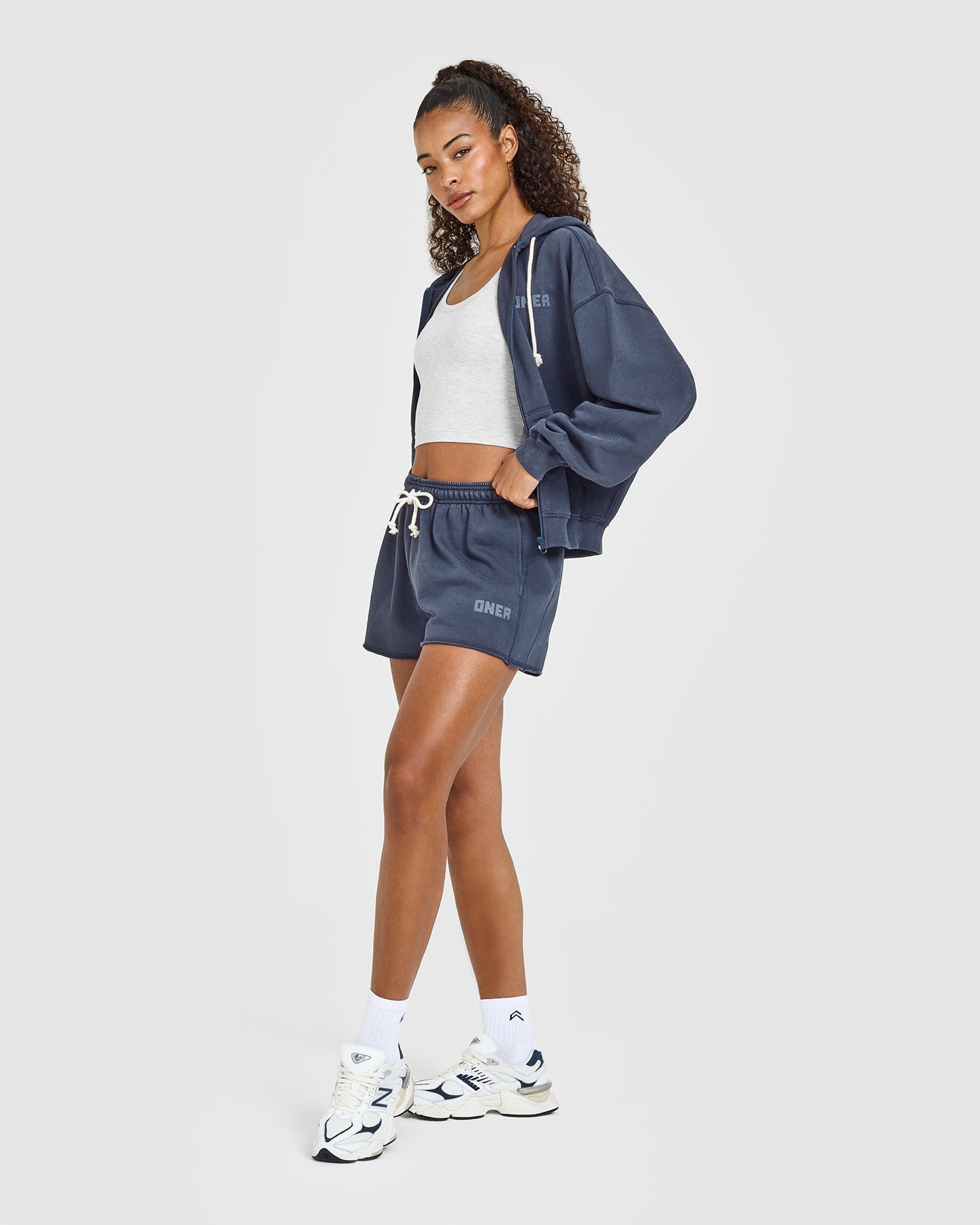Raw Lounge Oversized Shorts | Washed True Blue