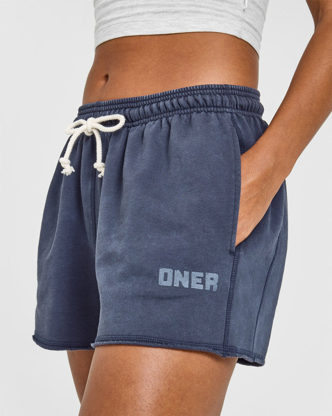 Raw Lounge Oversized Shorts | Washed True Blue