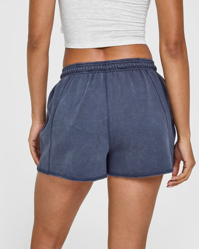 Raw Lounge Oversized Shorts | Washed True Blue