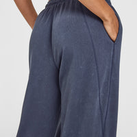 Raw Lounge Wide Leg Joggers | Washed True Blue