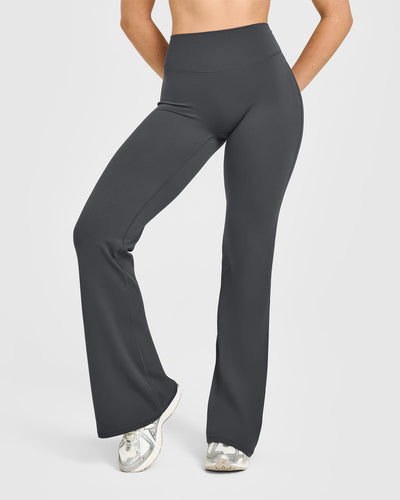 SoftMotion™ Flared Bottoms with White Logo | Coal