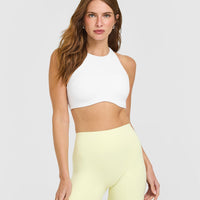 SoftMotion™ High Neck Sports Bra | White