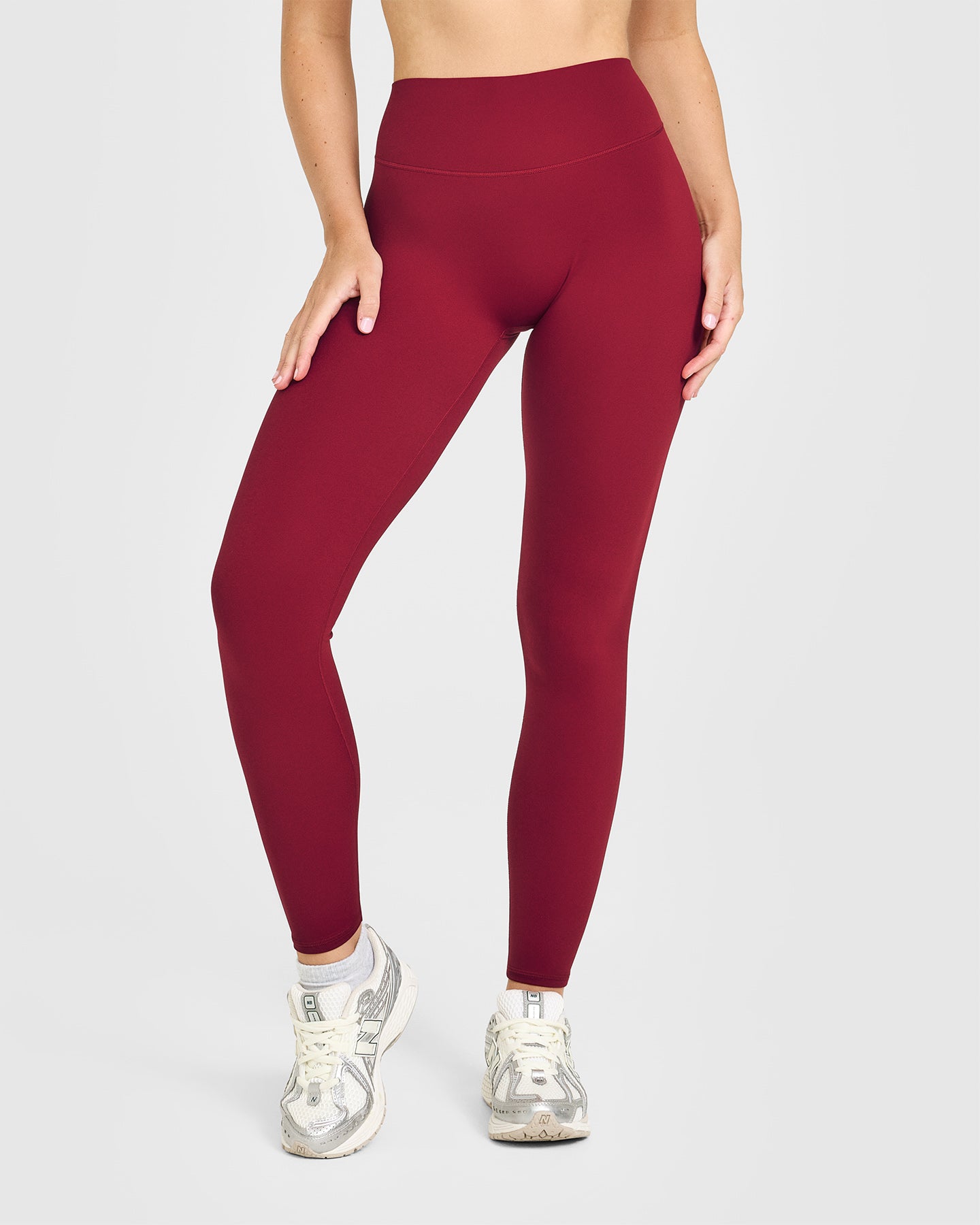 SoftMotion™ High Waisted Leggings | Ruby Red