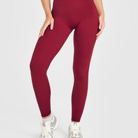 SoftMotion™ High Waisted Leggings | Ruby Red