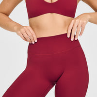 SoftMotion™ High Waisted Leggings | Ruby Red