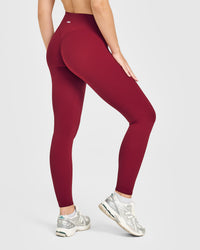 SoftMotion™ High Waisted Leggings | Ruby Red