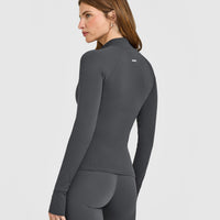 SoftMotion™ Jacket with White Logo | Coal