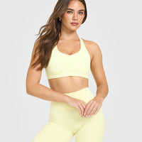 SoftMotionâ„¢ Sports Bra | Pastel Yellow