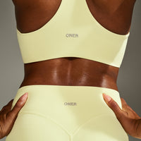 SoftMotionâ„¢ Sports Bra | Pastel Yellow