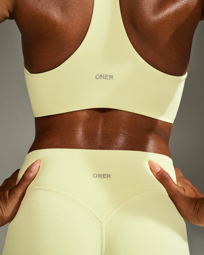 SoftMotionâ„¢ Sports Bra | Pastel Yellow