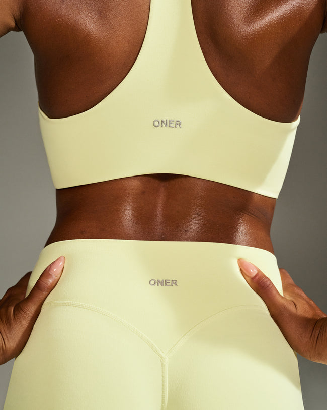 SoftMotionâ„¢ Sports Bra | Pastel Yellow