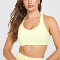 SoftMotionâ„¢ Sports Bra | Pastel Yellow