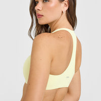 SoftMotionâ„¢ Sports Bra | Pastel Yellow