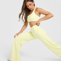 SoftMotionâ„¢ Straight Leg Bottoms | Pastel Yellow