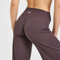 SoftMotionâ„¢ Straight Leg Bottoms | Dark Umber Brown