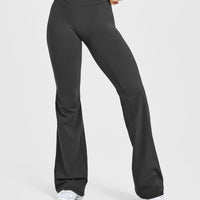 Unified Wrap Flared Bottoms White Logo | Coal