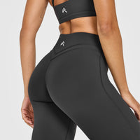 Unified Wrap Flared Bottoms White Logo | Coal
