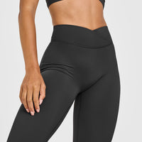 Unified Wrap Flared Bottoms White Logo | Coal