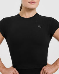 Cotton Icon Baby T-Shirt | Black