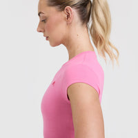 Cotton Icon Baby T-Shirt | Peony Pink