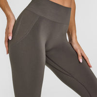 Effortless Seamless Leggings | Deep Taupe