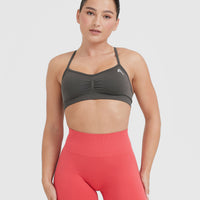 Effortless Strappy Bralette | Deep Taupe