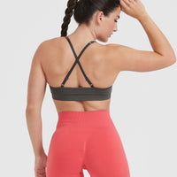 Effortless Strappy Bralette | Deep Taupe