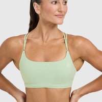 Everyday Cross Over Bralette | Mint Green
