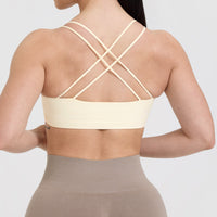 Everyday Cross Over Bralette | Off White