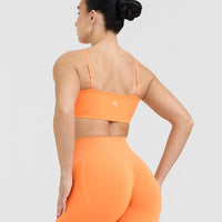Everyday Bandeau Bralette | Apricot Orange