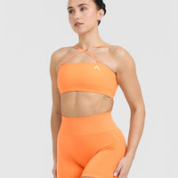 Everyday Bandeau Bralette | Apricot Orange