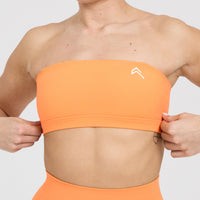 Everyday Bandeau Bralette | Apricot Orange