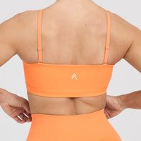 Everyday Bandeau Bralette | Apricot Orange