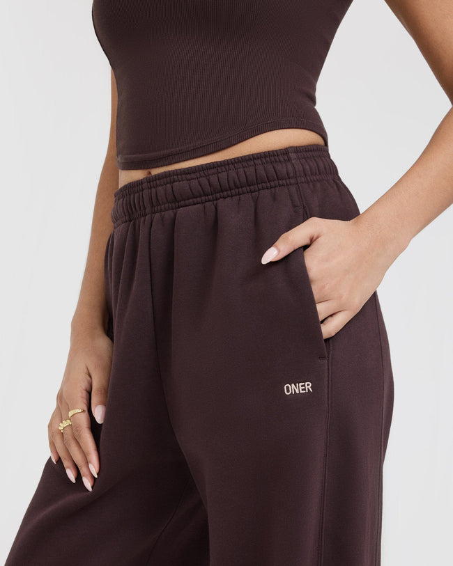 Foundations Joggers | Plum Brown