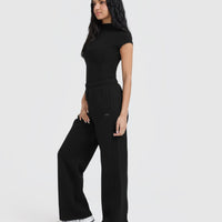 Foundations Straight Leg Joggers | Black