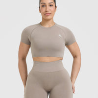 Go To Seamless Fitted Crop Top | Minky