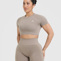 Go To Seamless Fitted Crop Top | Minky