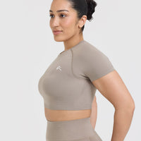 Go To Seamless Fitted Crop Top | Minky