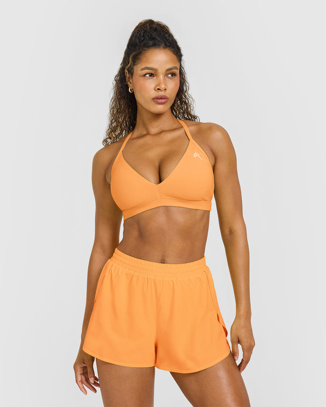 EasyLiftâ„¢ Ultra Minimal V Neck Bralette | Powdered Orange