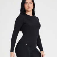 Mellow™ Soft Long Sleeve Top | Black