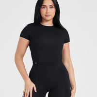 Mellow™ Soft Mid Short Sleeve T-Shirt | Black