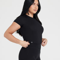 Mellow™ Soft Mid Short Sleeve T-Shirt | Black