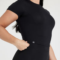 Mellow™ Soft Mid Short Sleeve T-Shirt | Black